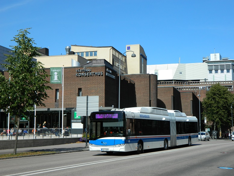 Solaris Urbino 18 CNG, #869, Vasteras Lokaltrafik, Szwecja