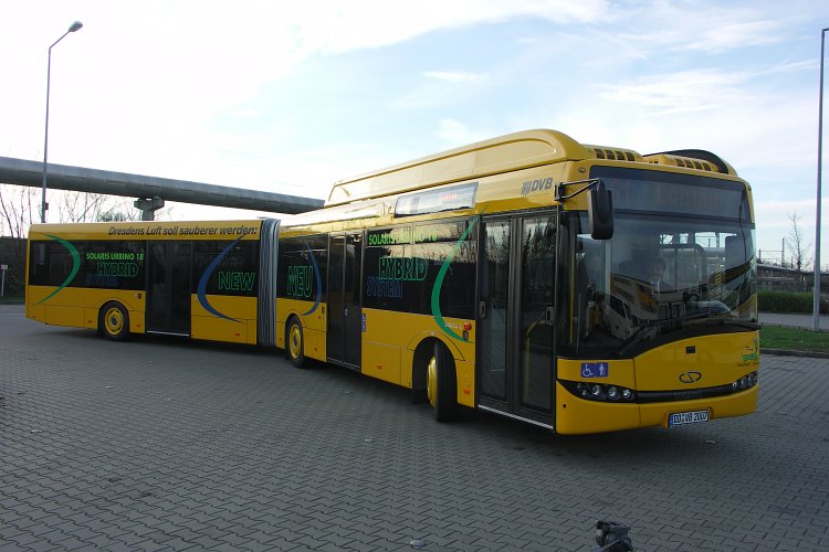 Solaris Urbino III 18 Hybrid. DVB Dresden (Niemcy) #460 001-4